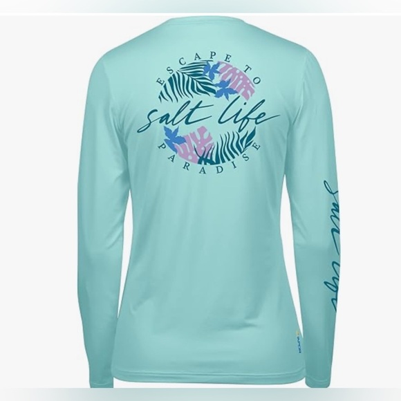 Salt Life Oasis SLX UVAPOR long sleeve sun protection top,performance fabric - Picture 1 of 12